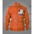 Pelle Pelle Orange MB Leather Jacket