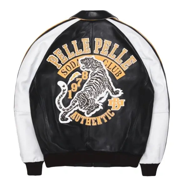 Pelle Pelle Black Tiger Club Jacket