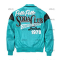 Blue Soda Club Leather Jacket by Pelle Pelle