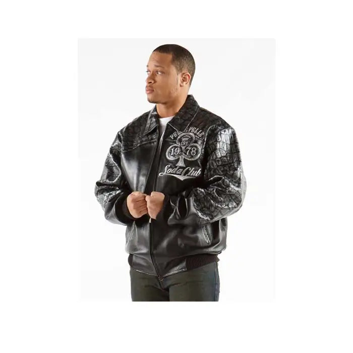 Pelle Pelle Croc Leather Jacket – Men