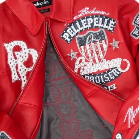 Pelle Pelle Bruiser Red Leather Jacket