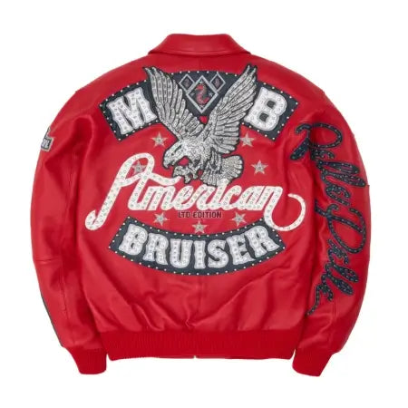 Pelle Pelle Bruiser Red Leather Jacket