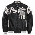 Pelle Pelle Encrusted Varsity Plush Black | Pelle Pelle Store