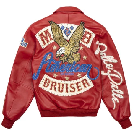 Pelle Pelle Bruiser Plush Red Jacket