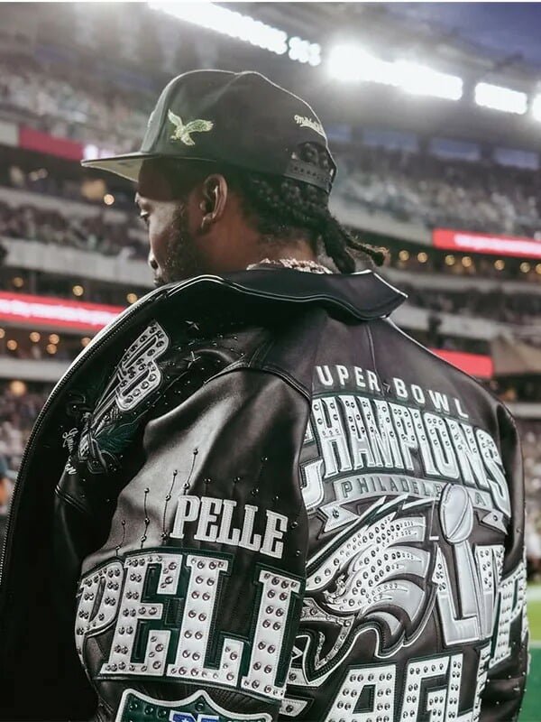 Super Bowl LIX Eagles Leather Jacket