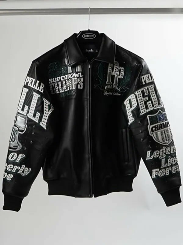 Super Bowl LIX Eagles Leather Jacket