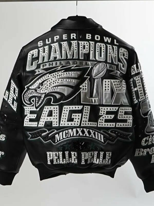 Super Bowl LIX Eagles Leather Jacket