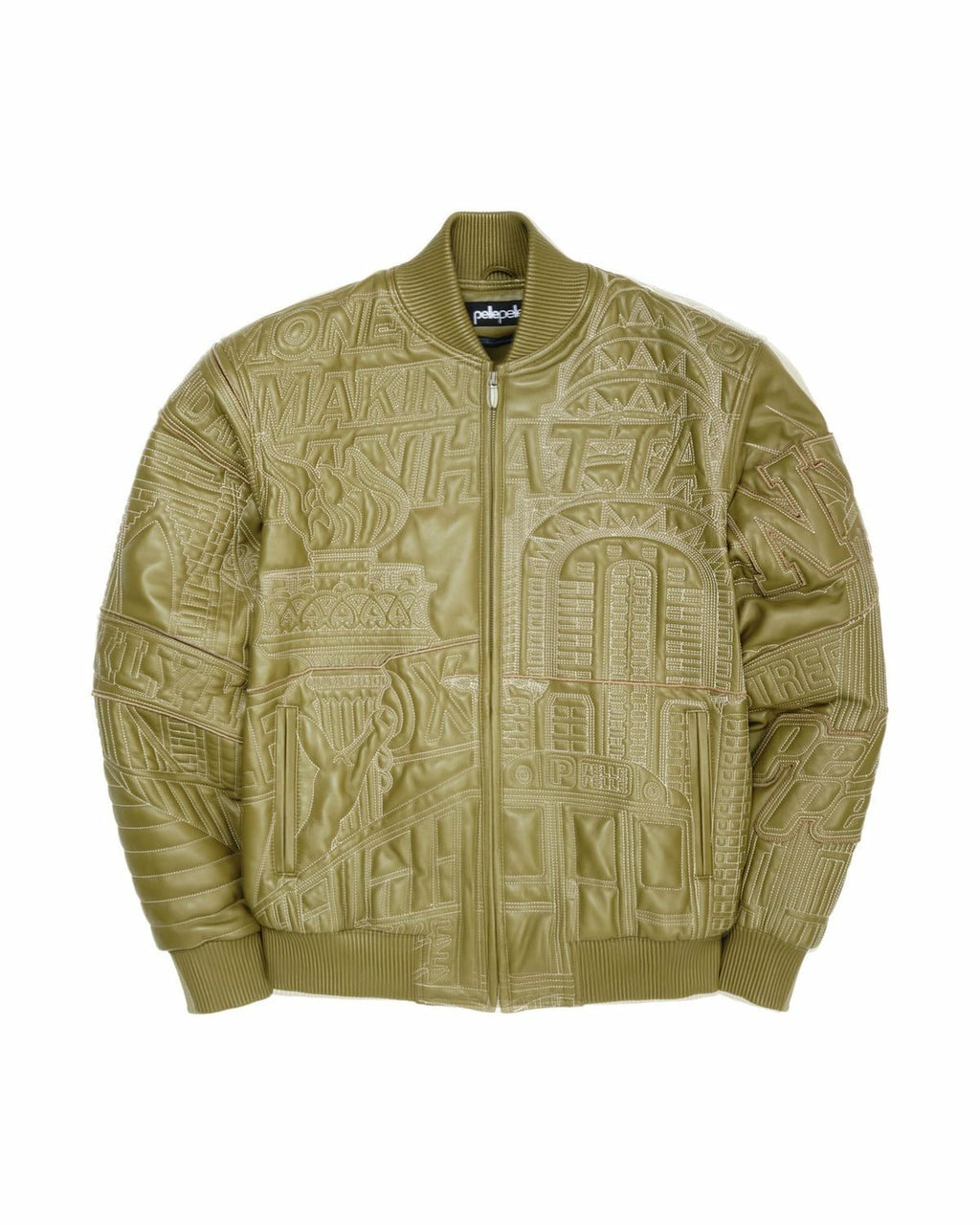 Pelle Pelle NYC Quilted Leather Jacket