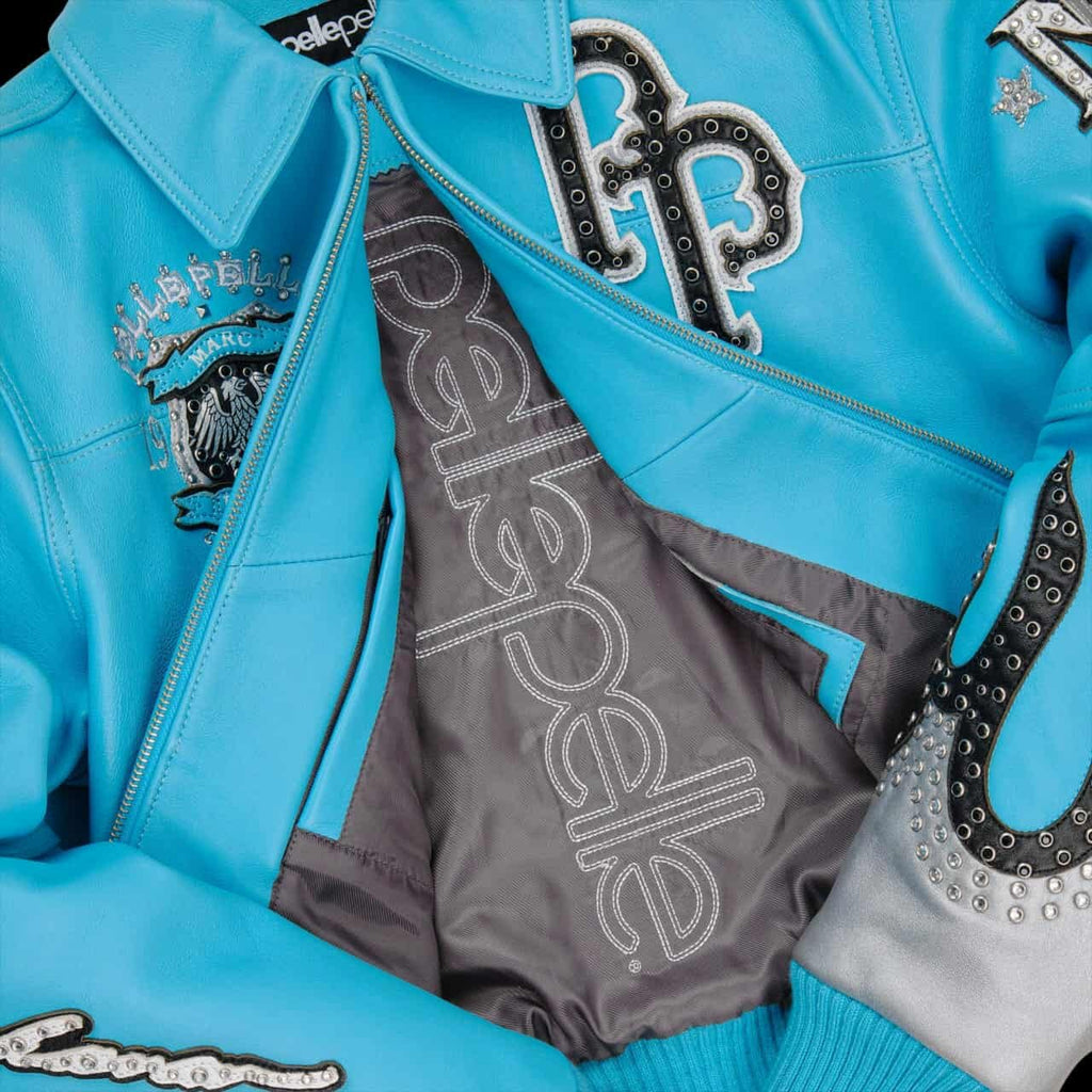 Blue Leather Jacket – Pelle Pelle