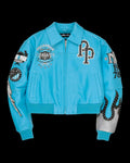 Blue Leather Jacket – Pelle Pelle