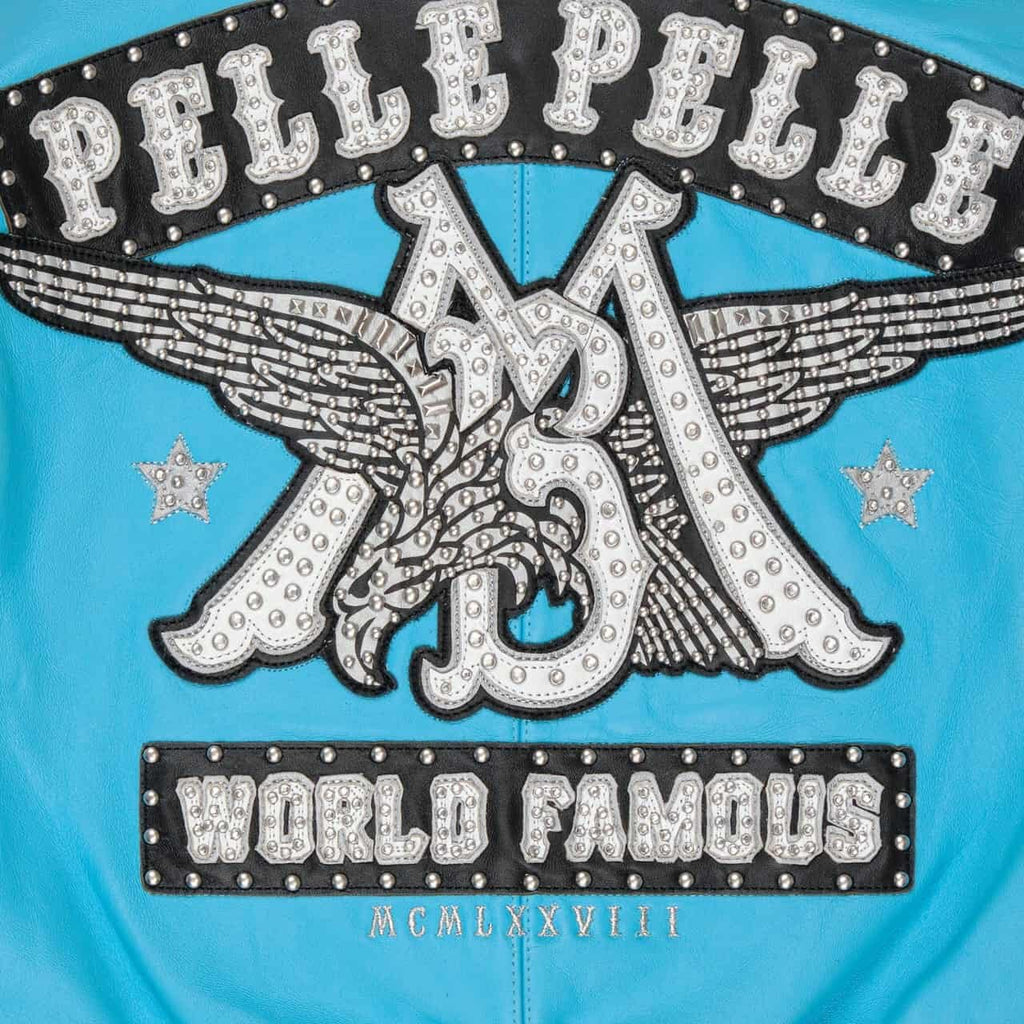 Blue Leather Jacket – Pelle Pelle