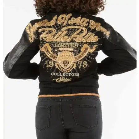 Pelle Pelle Varsity Jacket – Legendary Black