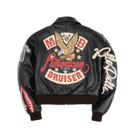 American Bruiser Plush Womens Crop Jacket