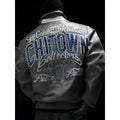 Pelle Pelle Grey Chi-Town Leather Jacket