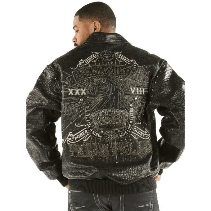 Pelle Pelle Grandmaster Croc Leather Jacket