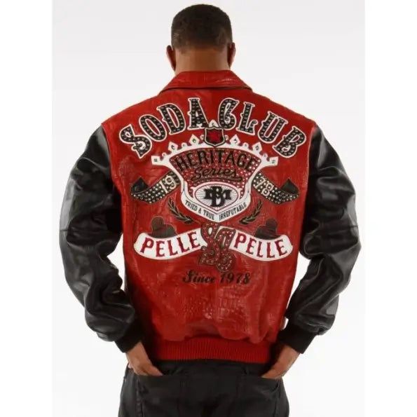 Pelle Pelle Heritage Jacket – Red & Black