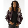 Pelle Pelle Studded Jacket – Burgundy
