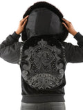 Pelle Pelle Women’s Black Winged Hoodie