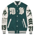 Pelle Pelle Classic Green-White Varsity Jacket