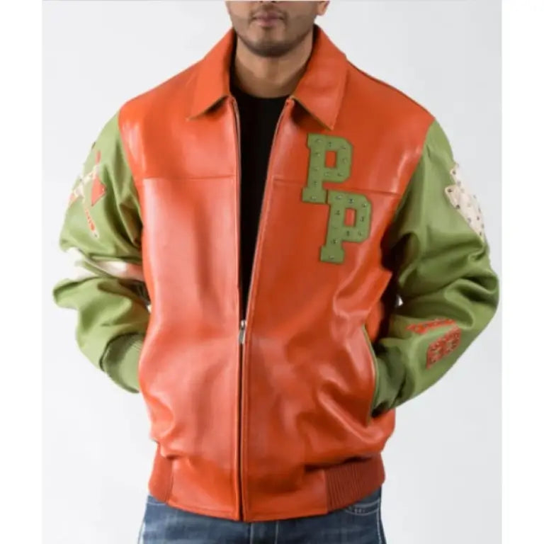 Pelle Pelle Blaze Orange Leather Jacket