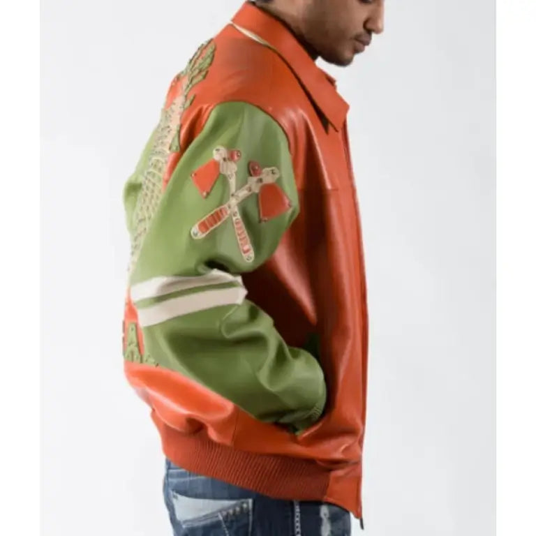 Pelle Pelle Blaze Orange Leather Jacket