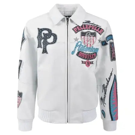 Pelle Pelle White Bruiser Jacket