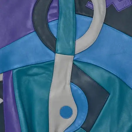 Picasso Blue Leather Jacket