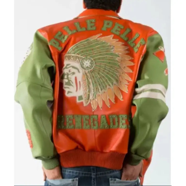 Pelle Pelle Blaze Orange Leather Jacket
