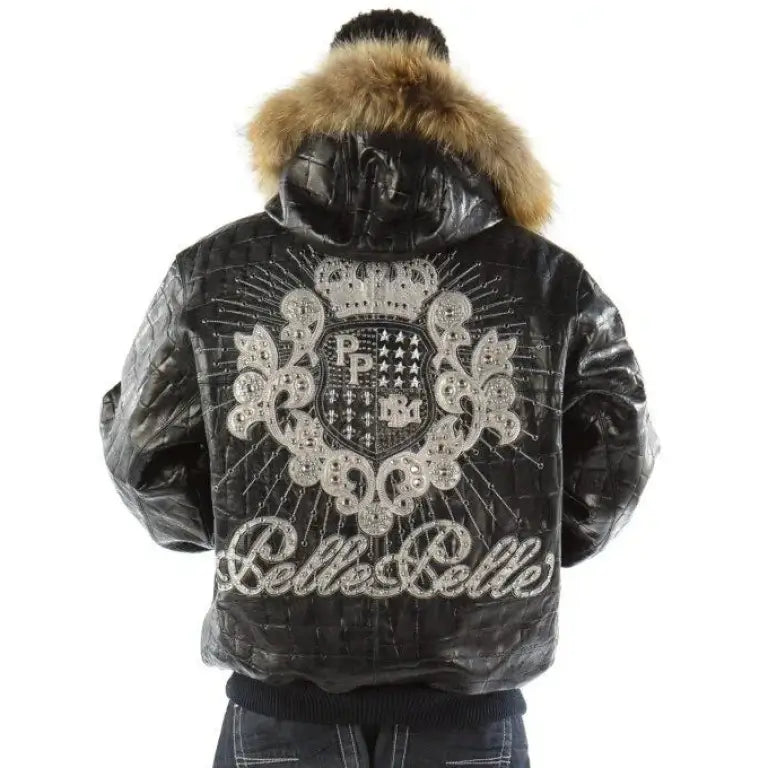 Pelle Pelle Crest Black Leather Jacket