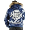 Pelle Pelle Crest Leather Jacket – Blue