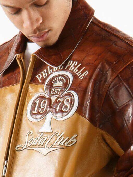 Pelle Pelle Tim Tan Soda Club Jacket
