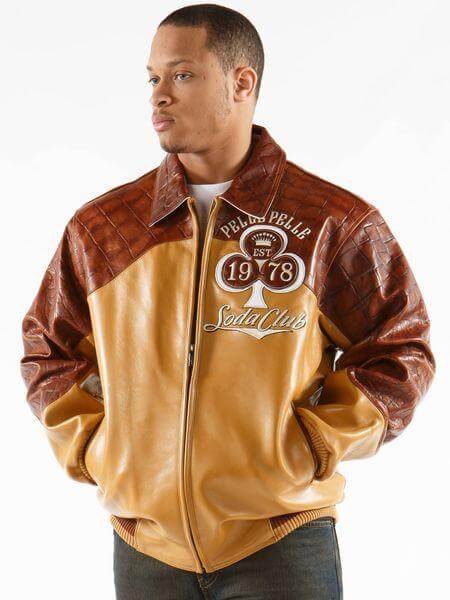Pelle Pelle Tim Tan Soda Club Jacket