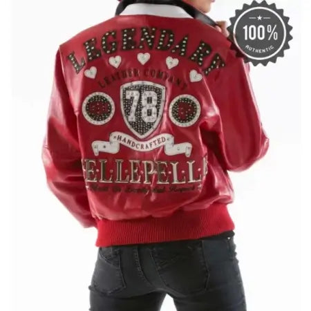 Pelle Pelle Red Women’s Legendary Leather Jacket