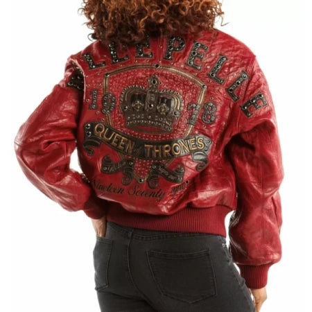 Pelle Pelle Queen Red Leather Jacket