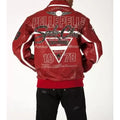 Red Legendary Pelle Pelle Leather Jacket