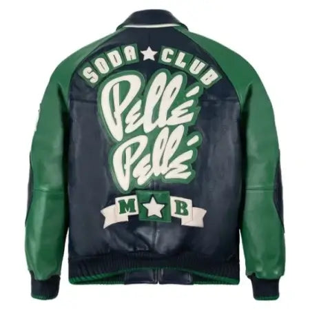 Pelle Pelle Green-Black Club Jacket