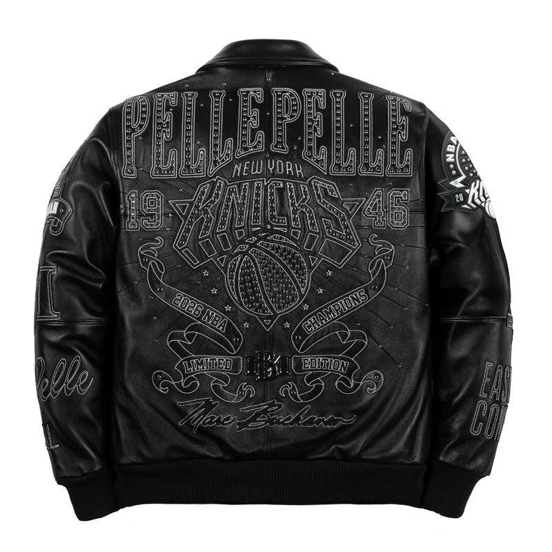 Pelle Pelle x FISLL for the city of knicks jacket