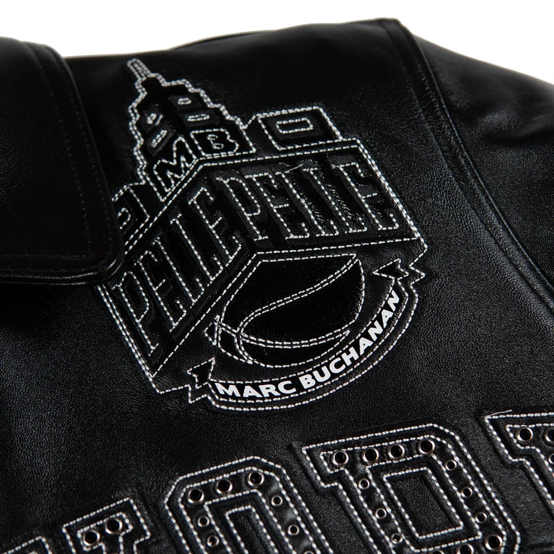 Pelle Pelle x FISLL for the city of knicks jacket