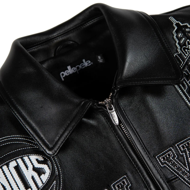 Pelle Pelle x FISLL for the city of knicks jacket