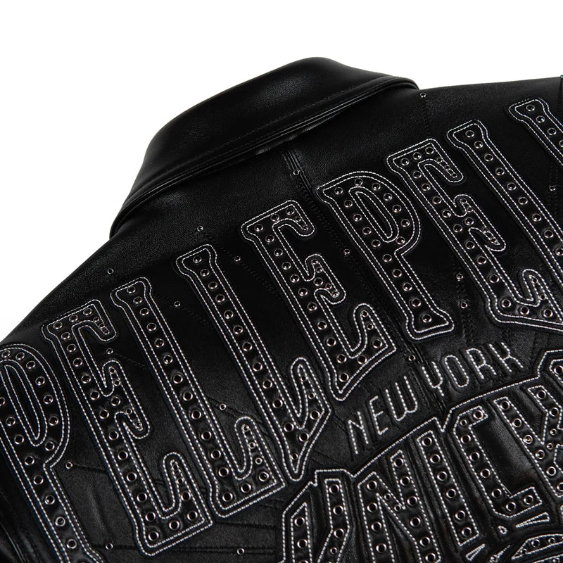 Pelle Pelle x FISLL for the city of knicks jacket