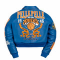 Pelle Pelle x FISLL for the city of knicks womens crop jacket