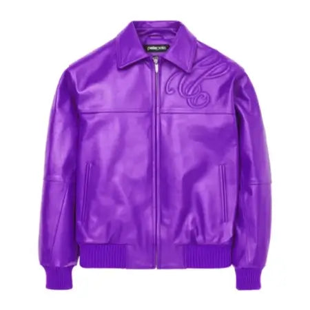 Pelle Pelle Plush Purple Jacket