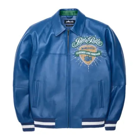 Pelle Pelle Blue Leather Jacket