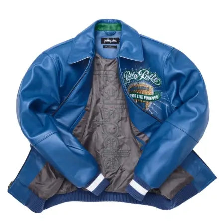 Pelle Pelle Blue Leather Jacket
