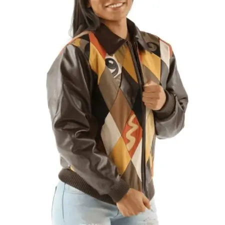 Pelle Pelle Vintage Brown Diamond Jacket