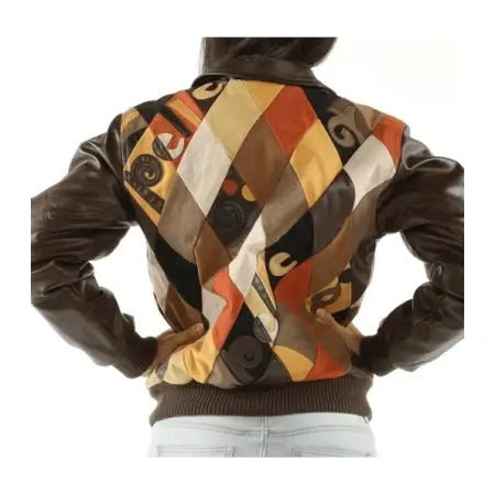 Pelle Pelle Vintage Brown Diamond Jacket