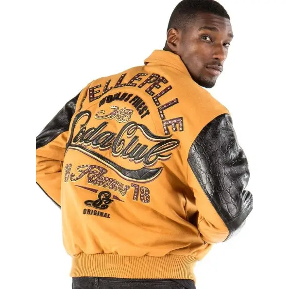 Pelle Pelle Yellow Wool Jacket