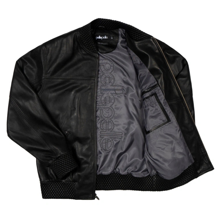 Pelle Pelle Basic Burnish Black Jacket | Pelle Pelle Store