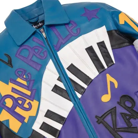 Pelle Pelle HipHop Leather Jacket – Blue & Purple