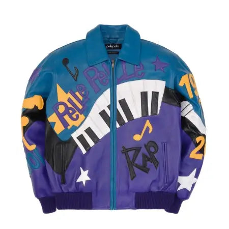 Pelle Pelle HipHop Leather Jacket – Blue & Purple
